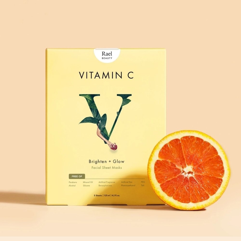 Rael Beauty Vitamin C sheet mask set